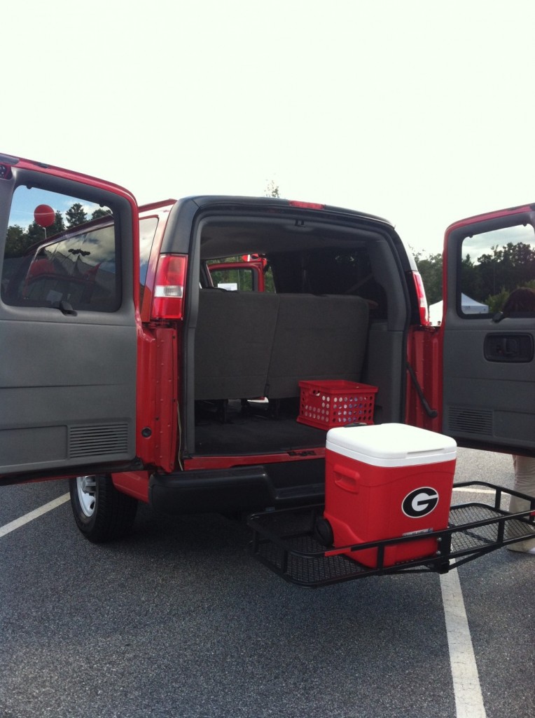 Capacity of a 15 passenger Van